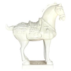 Vintage Asian Ceramic Tang Dynasty Style Horse