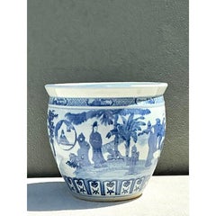 Vintage Asian Chinoiserie Figural Planter