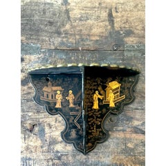 Vintage Asian Chinoiserie Folding Bracket