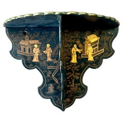 Vintage Asian Chinoiserie Folding Bracket