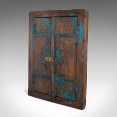 Vintage Asian Cupboard Mirror, Rustic, Wall Cabinet, Mid-Late 20th Century