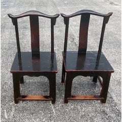 Vintage Asian Emperor Chairs - a Pair