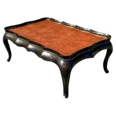 Mesa de centro vintage asiática Gregorius Pineo Japanned