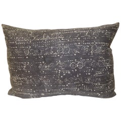 Vintage Asian Hand Blocked Batik Decorative Bolster Pillow