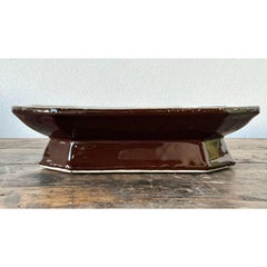 Vintage Asian Hand Painted Chinoiserie Octagon Bowl - Set of Two