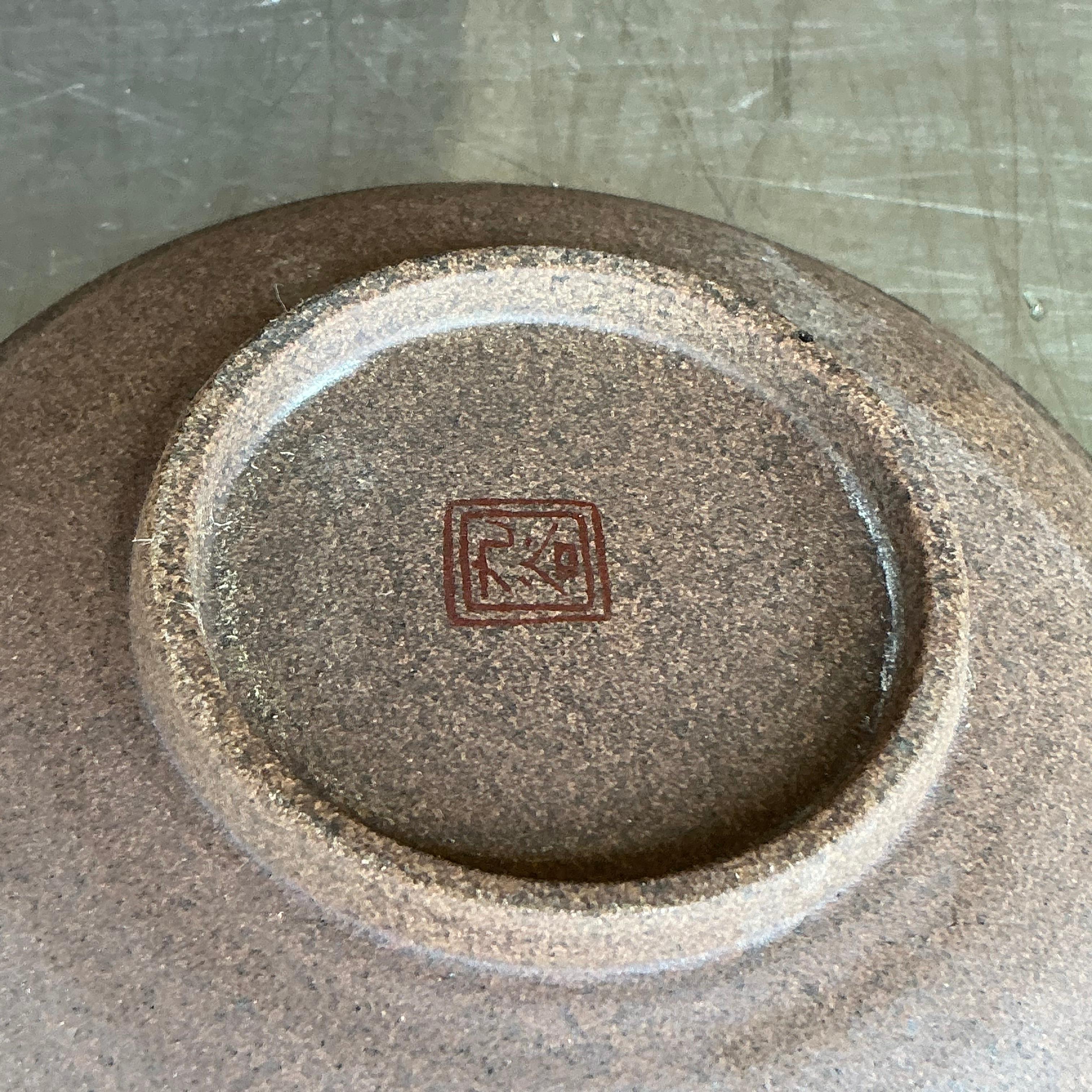 Saucières asiatiques peintes à la main - Lot de 4 Bon état - En vente à West Palm Beach, FL