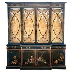 Vieille vitrine asiatique Karges Chinoiserie