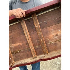 Vintage Asiatisch Lackiert Chinoiserie Beistelltisch