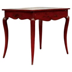 Vintage Asian Lacquered Chinoiserie Side Table