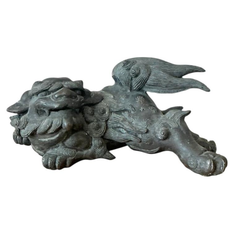 Encensoir asiatique vintage en forme de lion