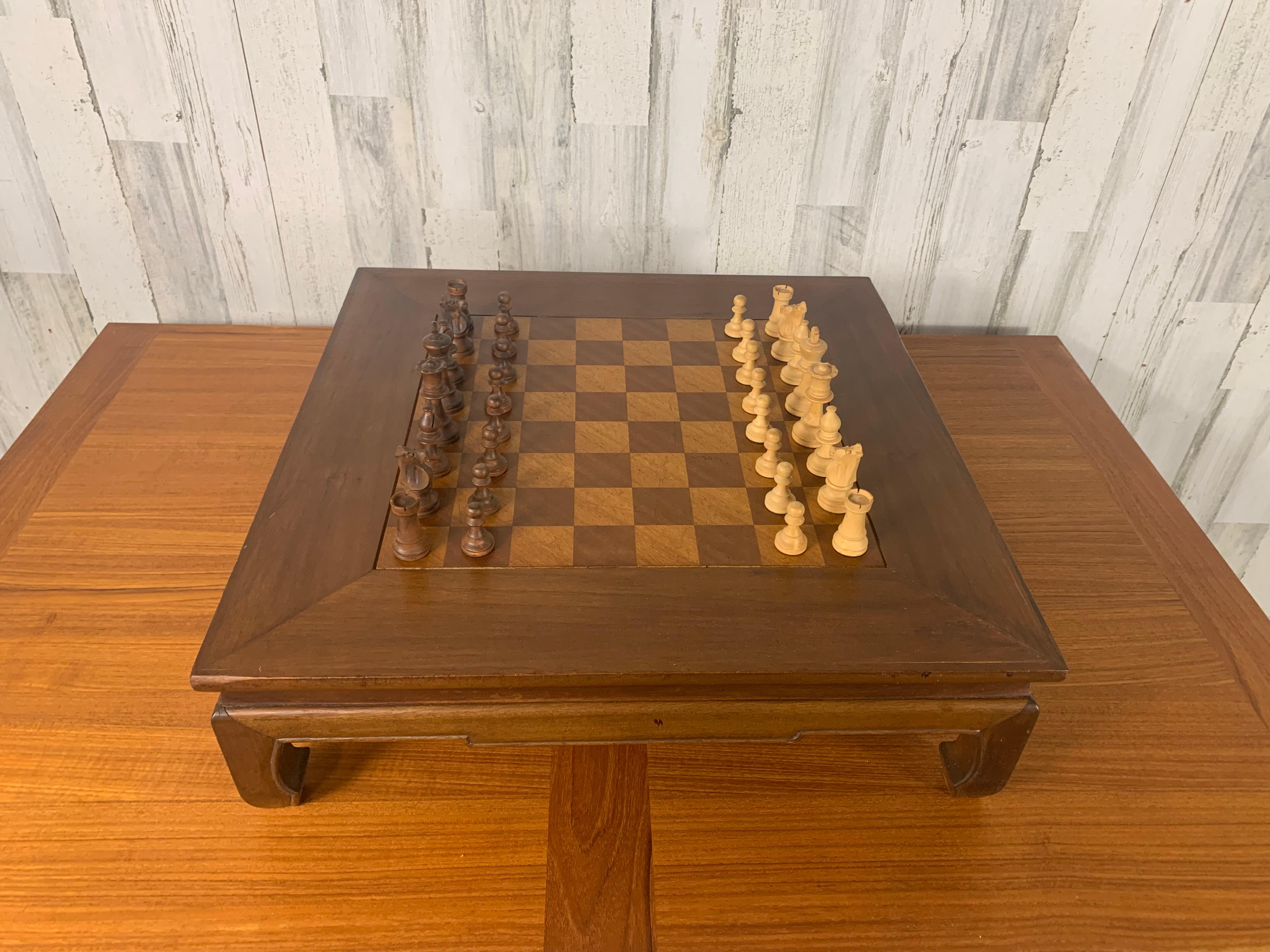 Vintage Asian Low Chess Table For Sale 7