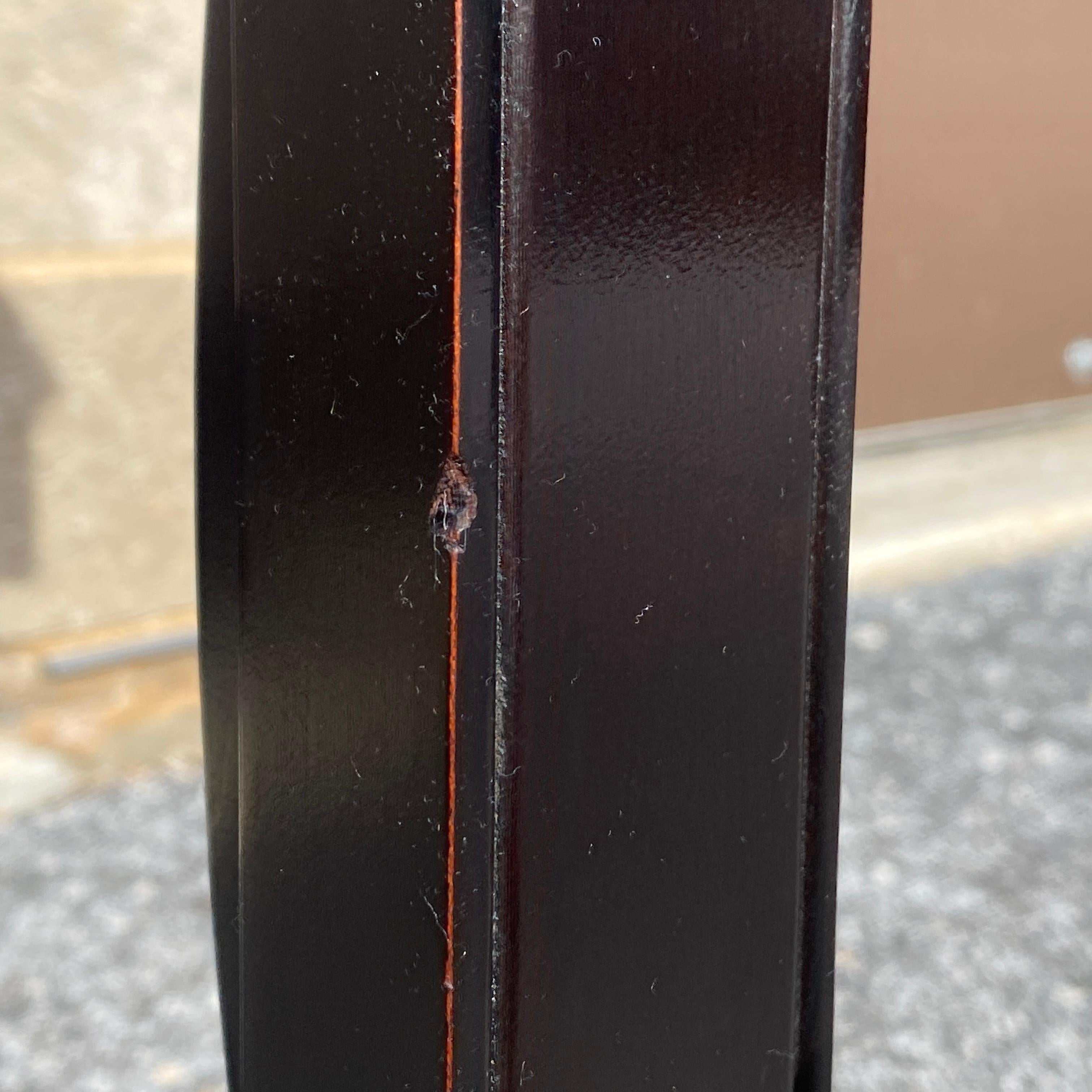 Vintage Asian Ming geschnitzt griechischen Schlüssel Ebonized Konsolentisch im Angebot 3