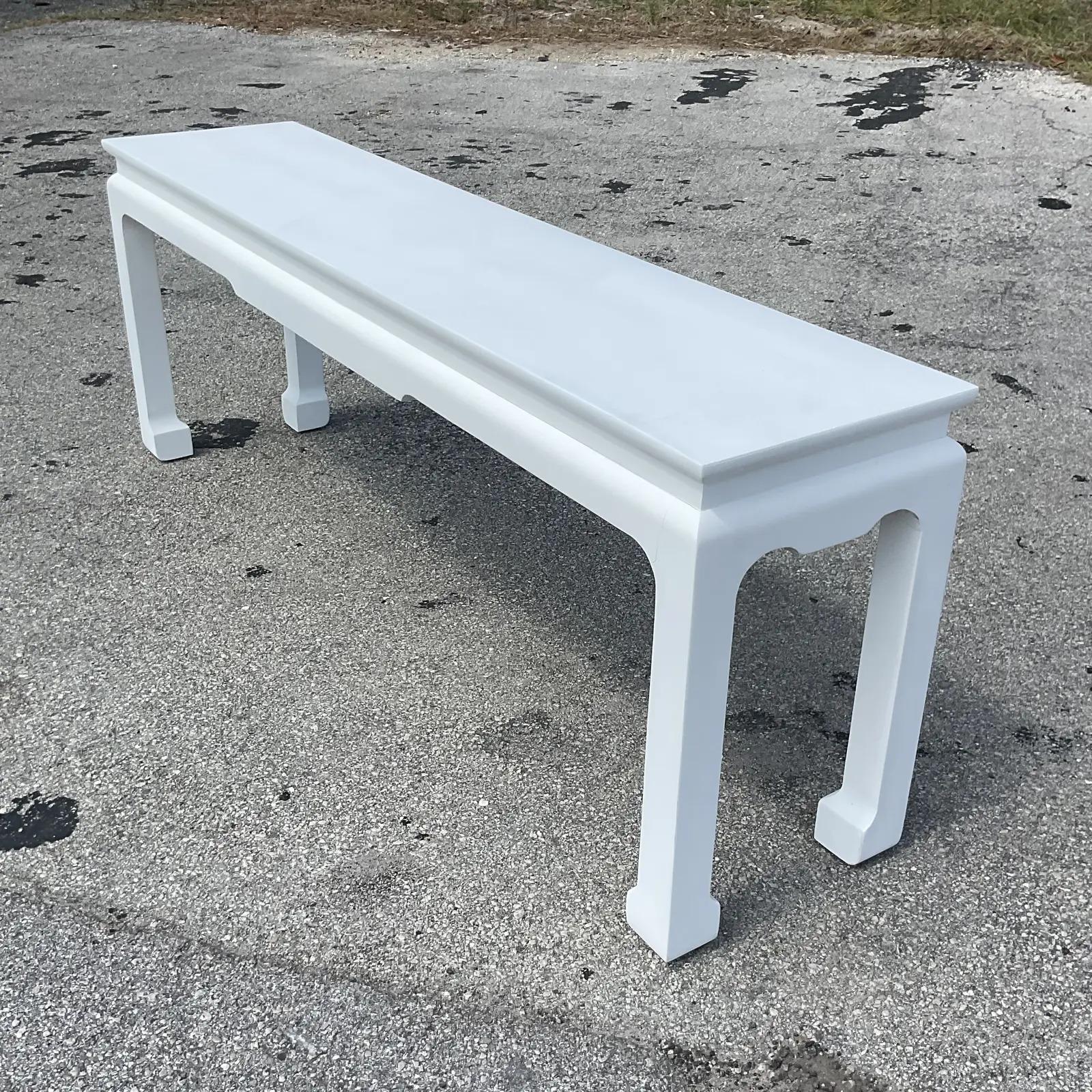 Vintage Asian Ming Console Table In Good Condition In west palm beach, FL