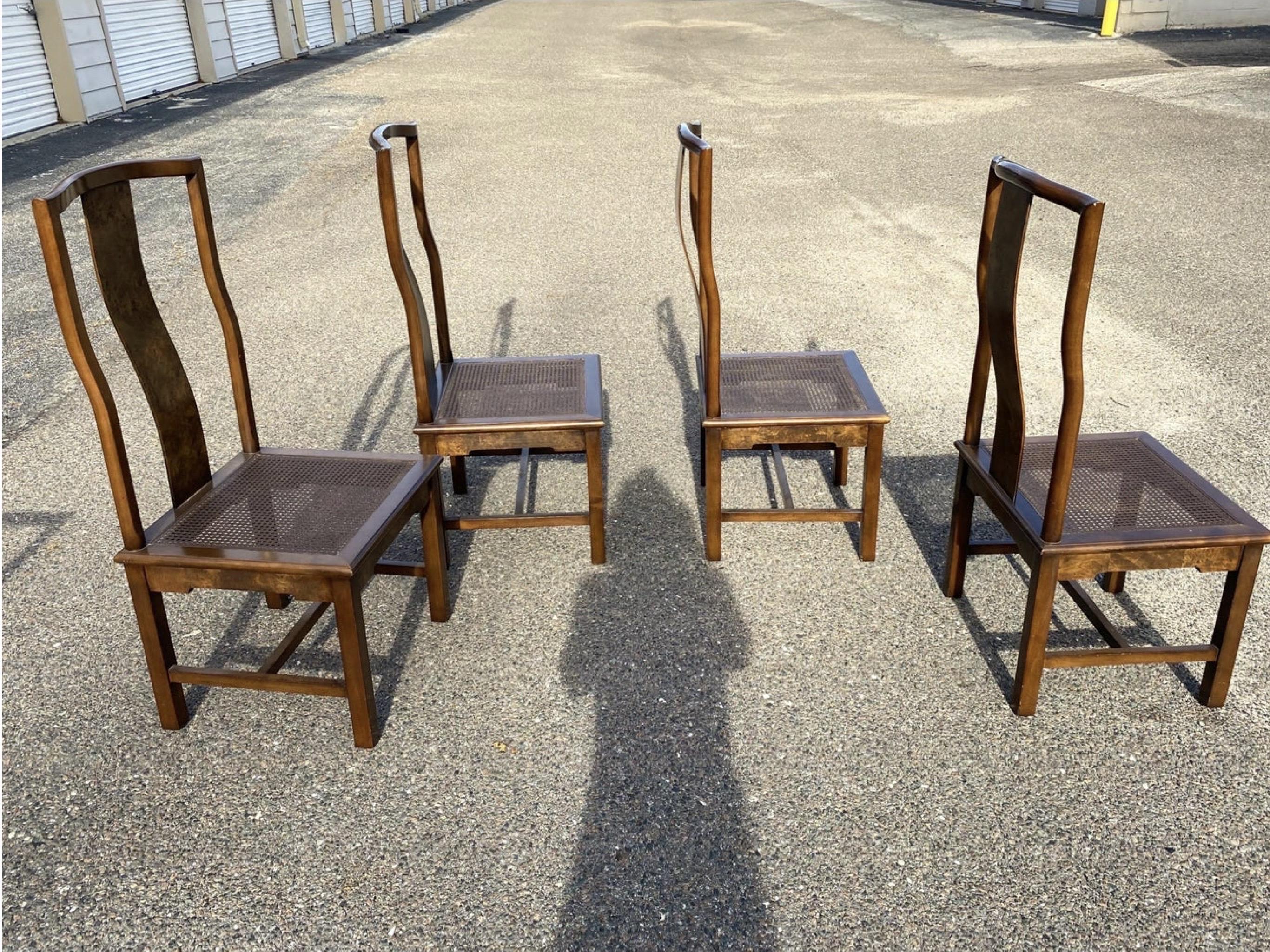 vintage asian dining chairs