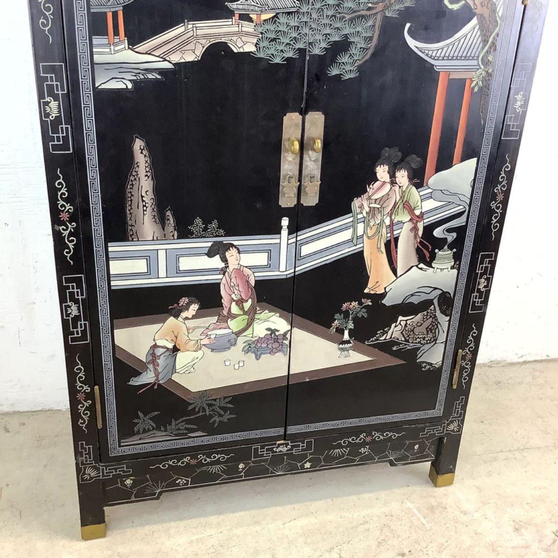 Vintage Asian Modern Cabinet In Good Condition In Trenton, NJ