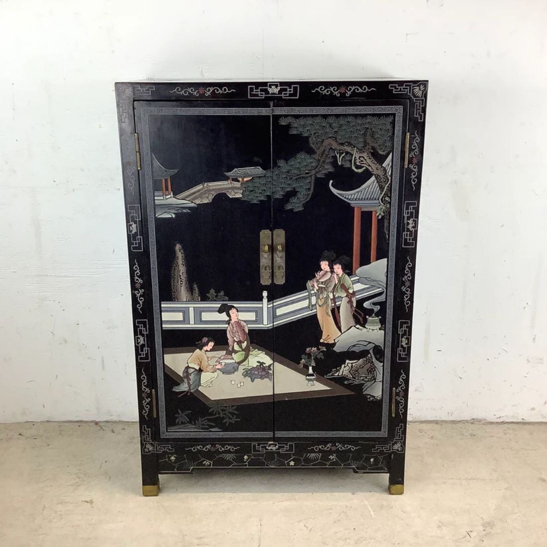 Vintage Asian Modern Cabinet