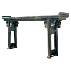 Vintage Asian Reclaimed Wood Konsolentisch