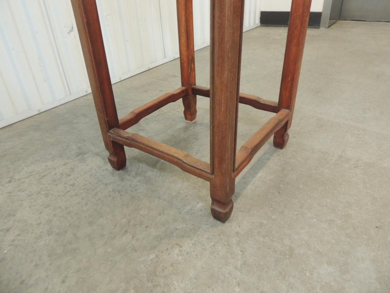 Vintage Asian Square Pedestal or Plant Stand at 1stDibs