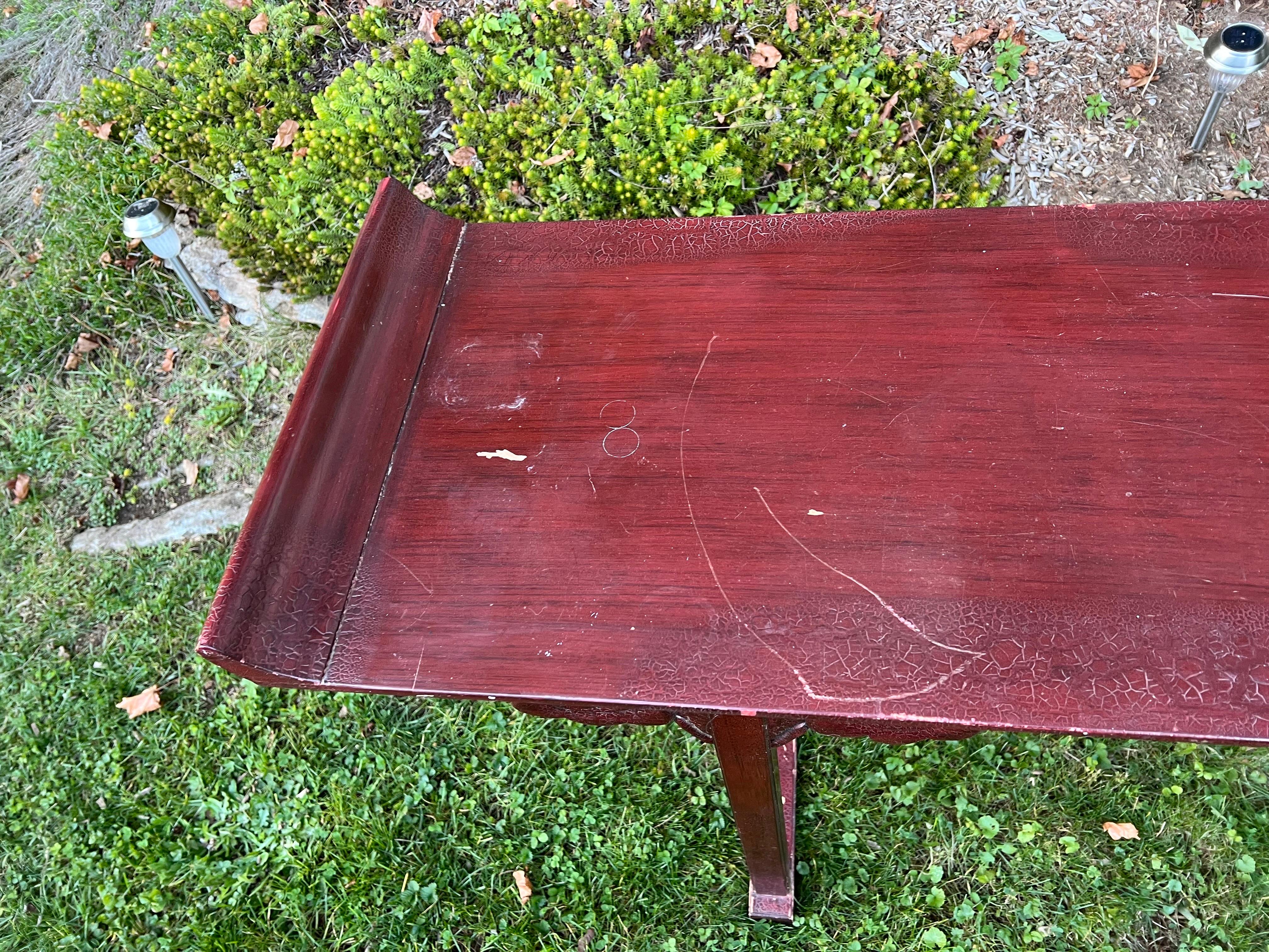 Vintage Asian Style Console Table 10