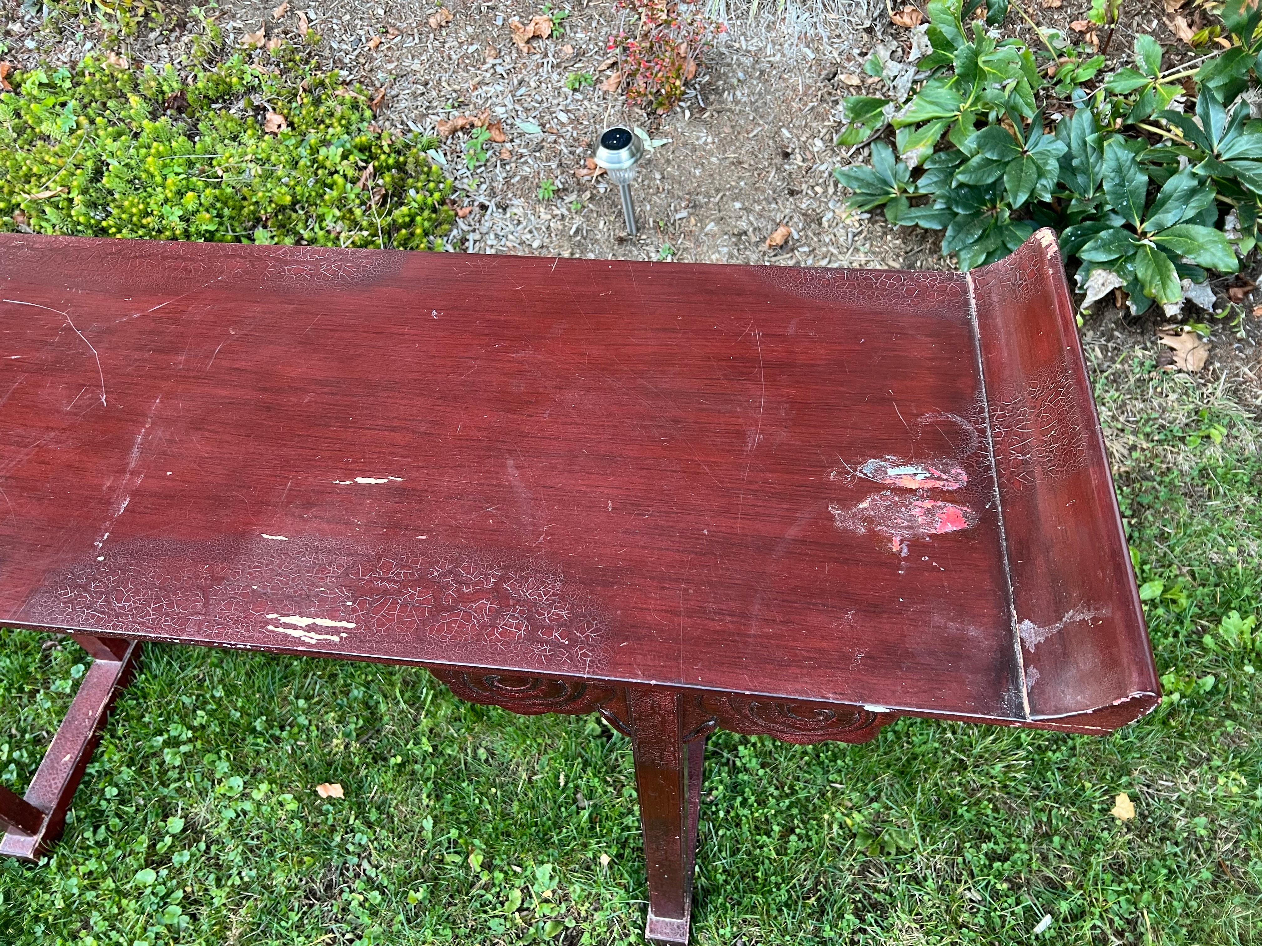 Vintage Asian Style Console Table 12