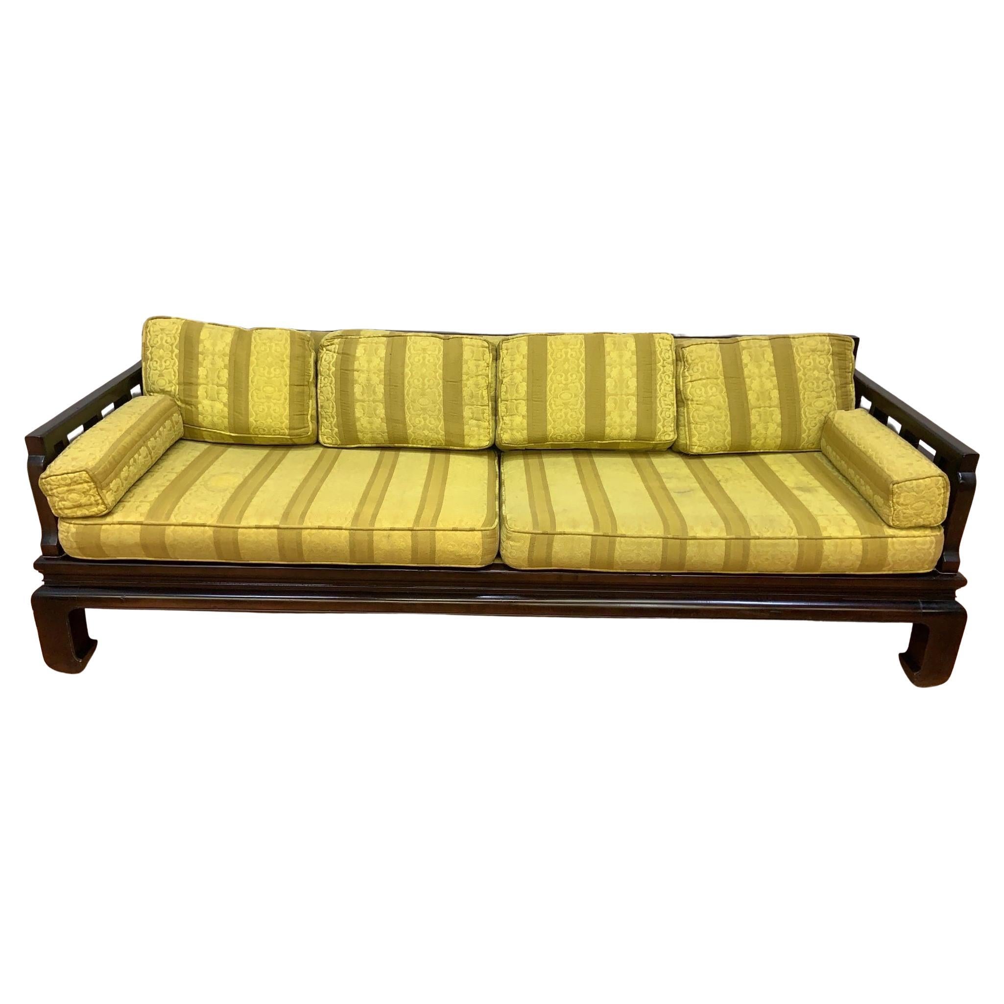 Vintage Asian Style Raymond Sobota for Century Furniture Tomei Sofa For Sale