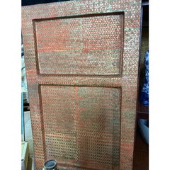 Vintage Asian Tall Medallion Cabinet