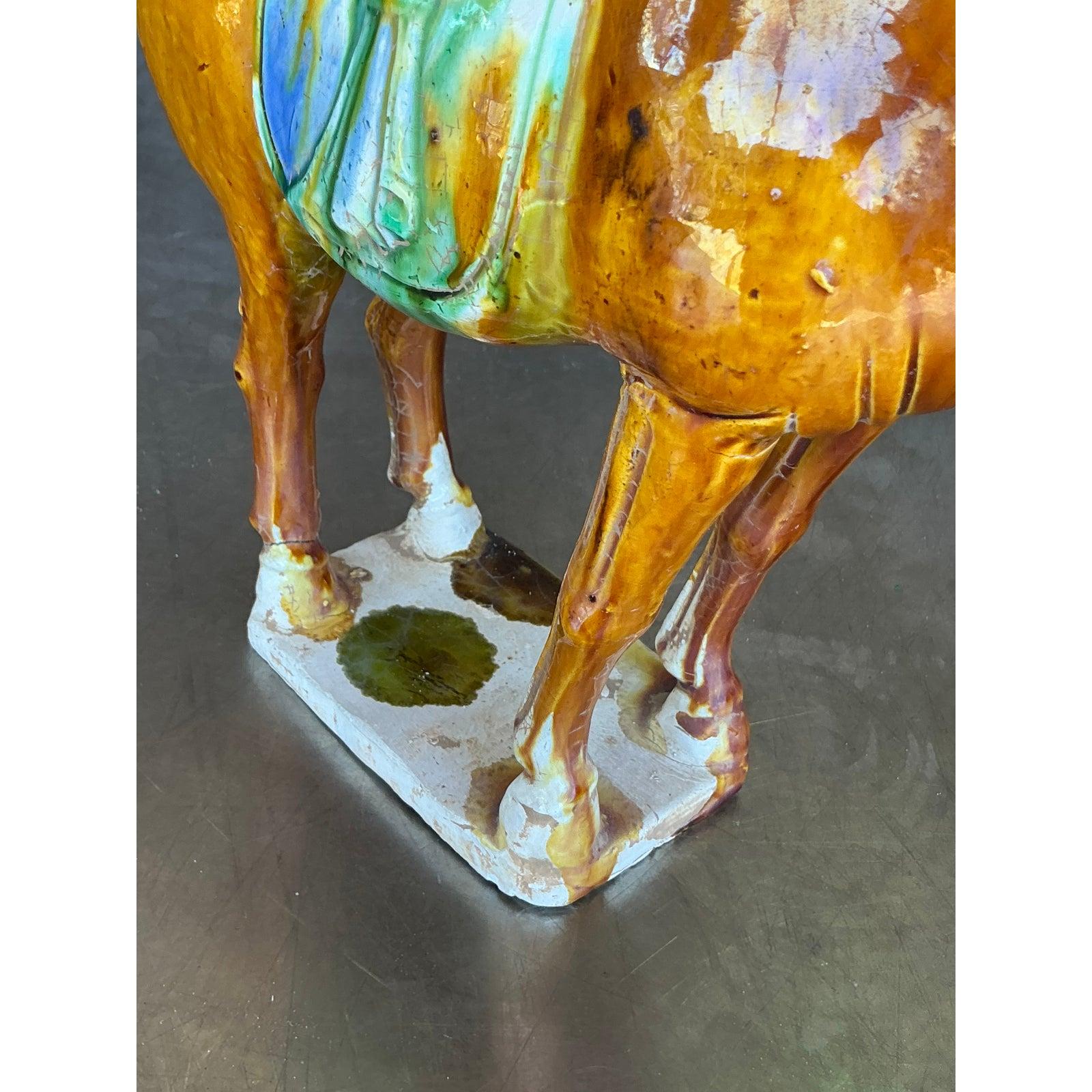 XX secolo Cavallo da tempio asiatico vintage in vendita