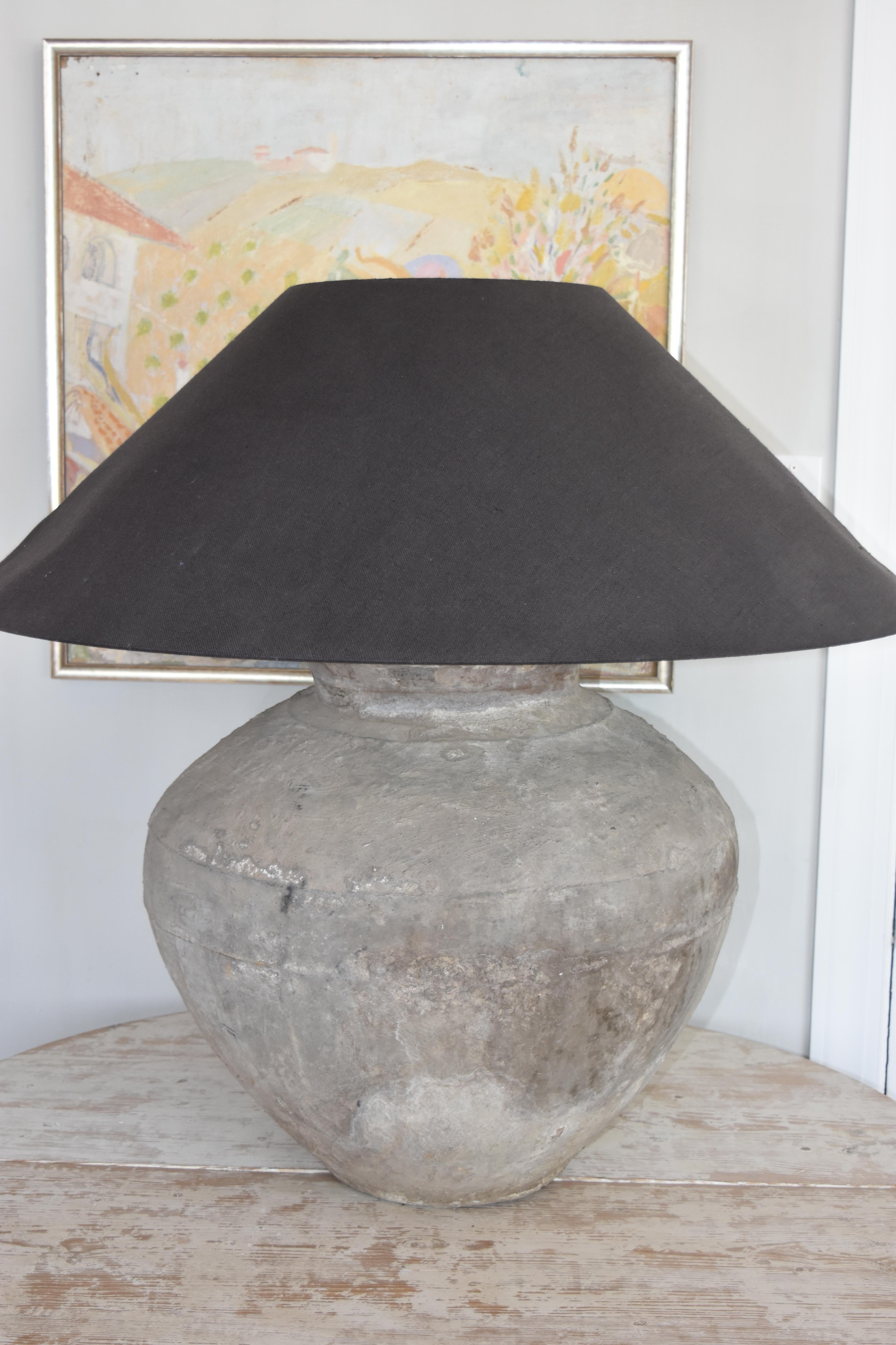 20th Century Vintage Asian Vessel Lamp