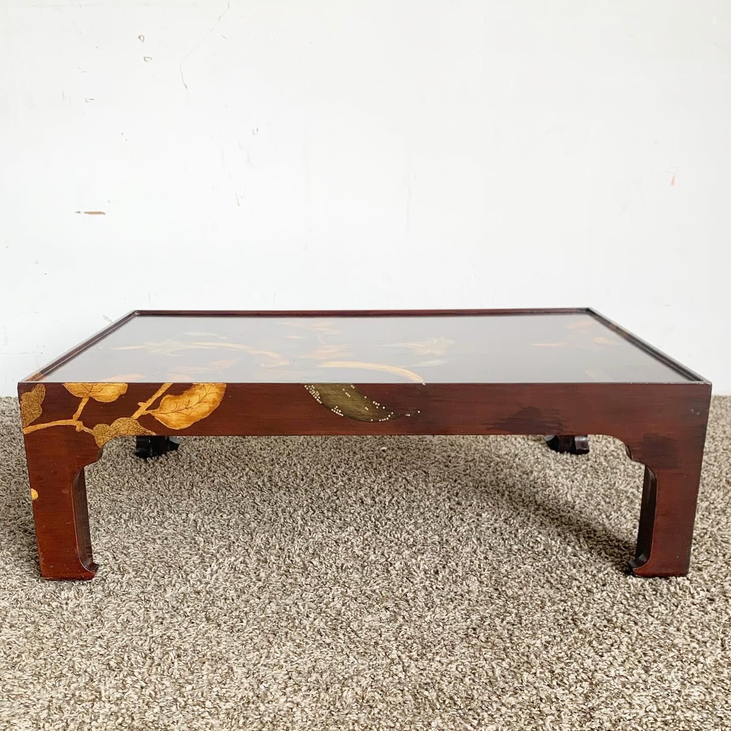 Vintage Asian Wooden Inlaid Asian Prayer Table For Sale 2