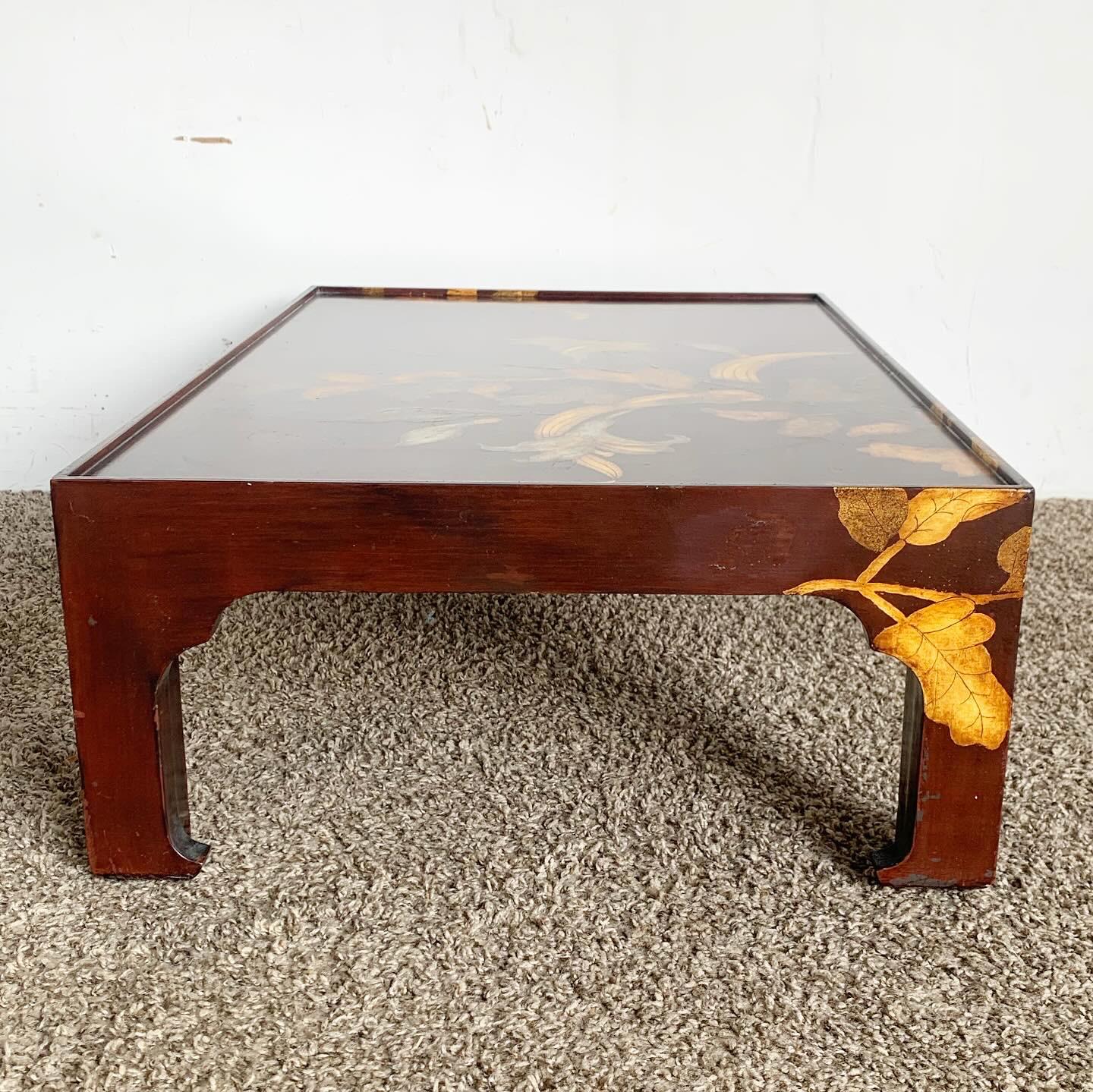Vintage Asian Wooden Inlayed Asian Prayer Table For Sale 4