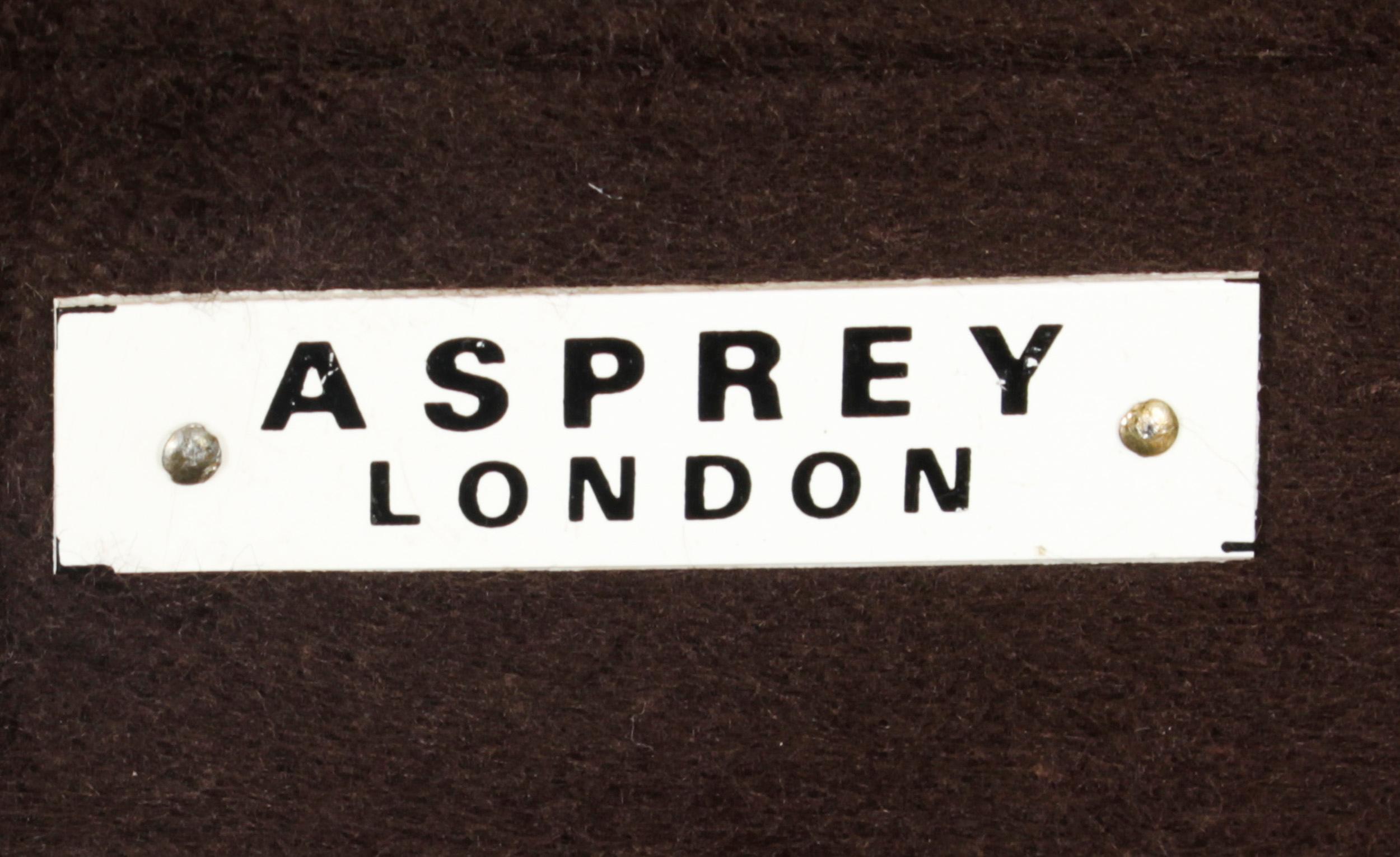 Couverts en argent sterling vintage Asprey 12 Place Canteen datés de 1974, 20ème siècle 9