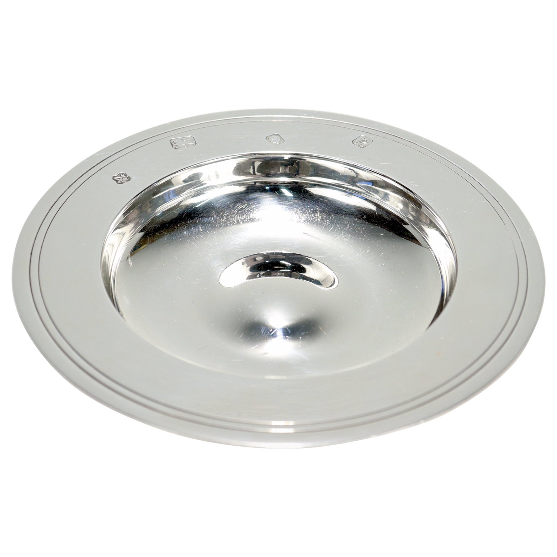 Jahrgang Asprey & Co. Armada, Schale oder Teller aus Sterlingsilber, 1991