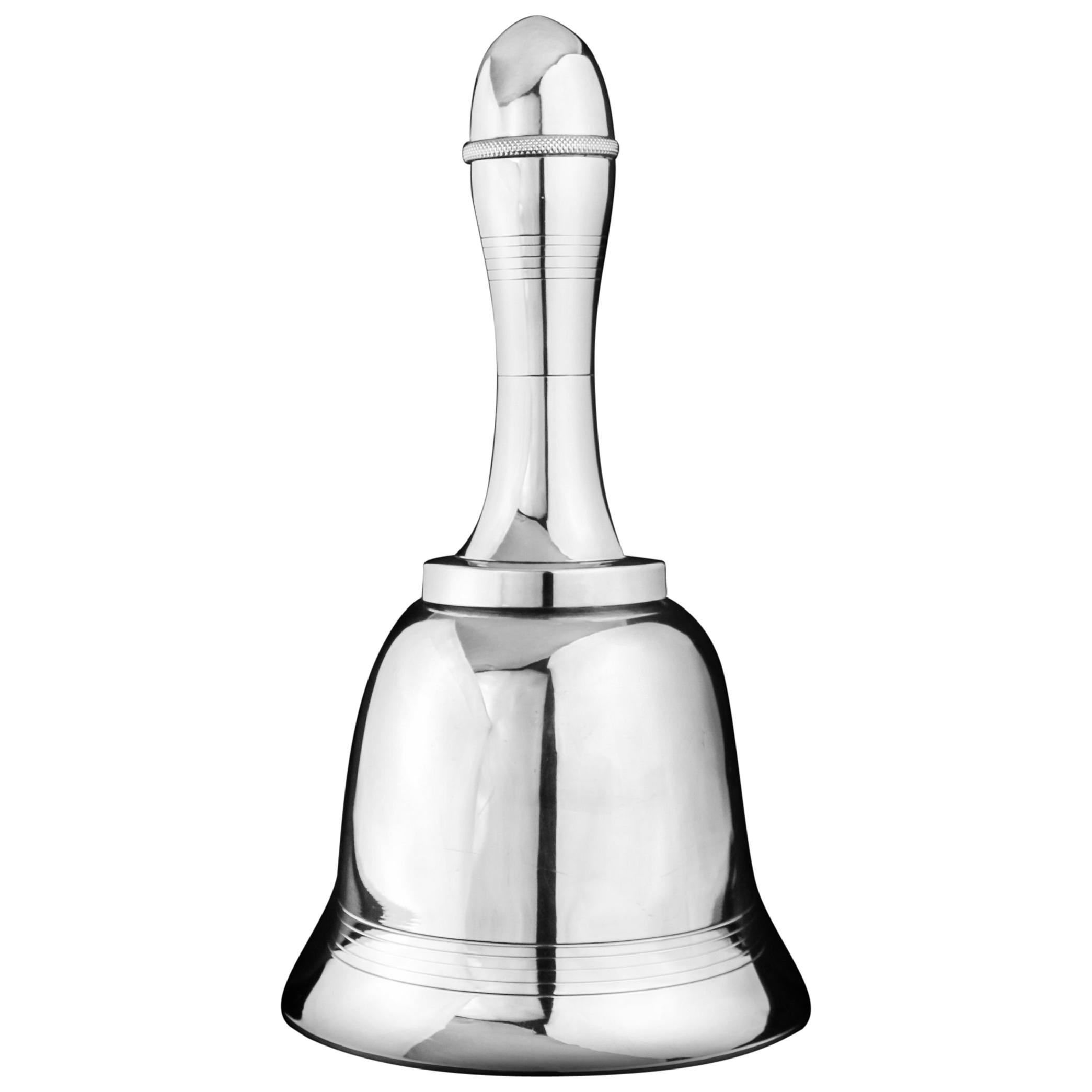 Vintage Asprey & Co. Silver-Plated 'Bell' Cocktail Shaker