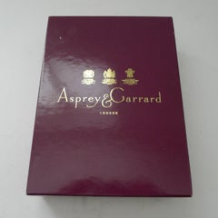 Vintage Asprey Retailed Large Solid Silver Wine / Champagne Coaster