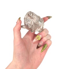 Vintage Asprey Sterling Silver Figural Pekingese Dog Model or Paperweight