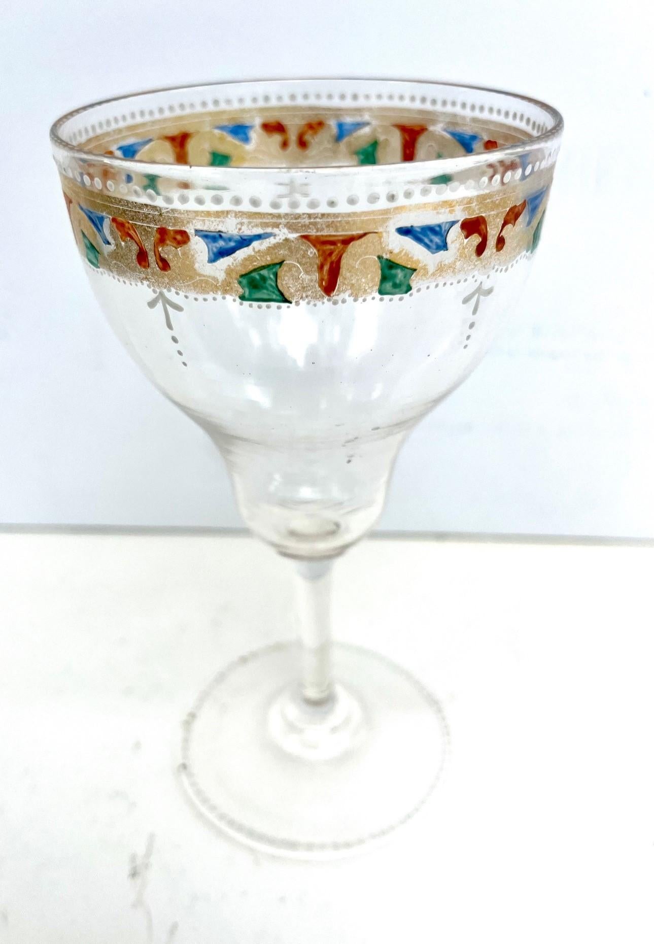 Vintage Assortment of Bohemian Lobmeyr Style Glassware. For Sale 3