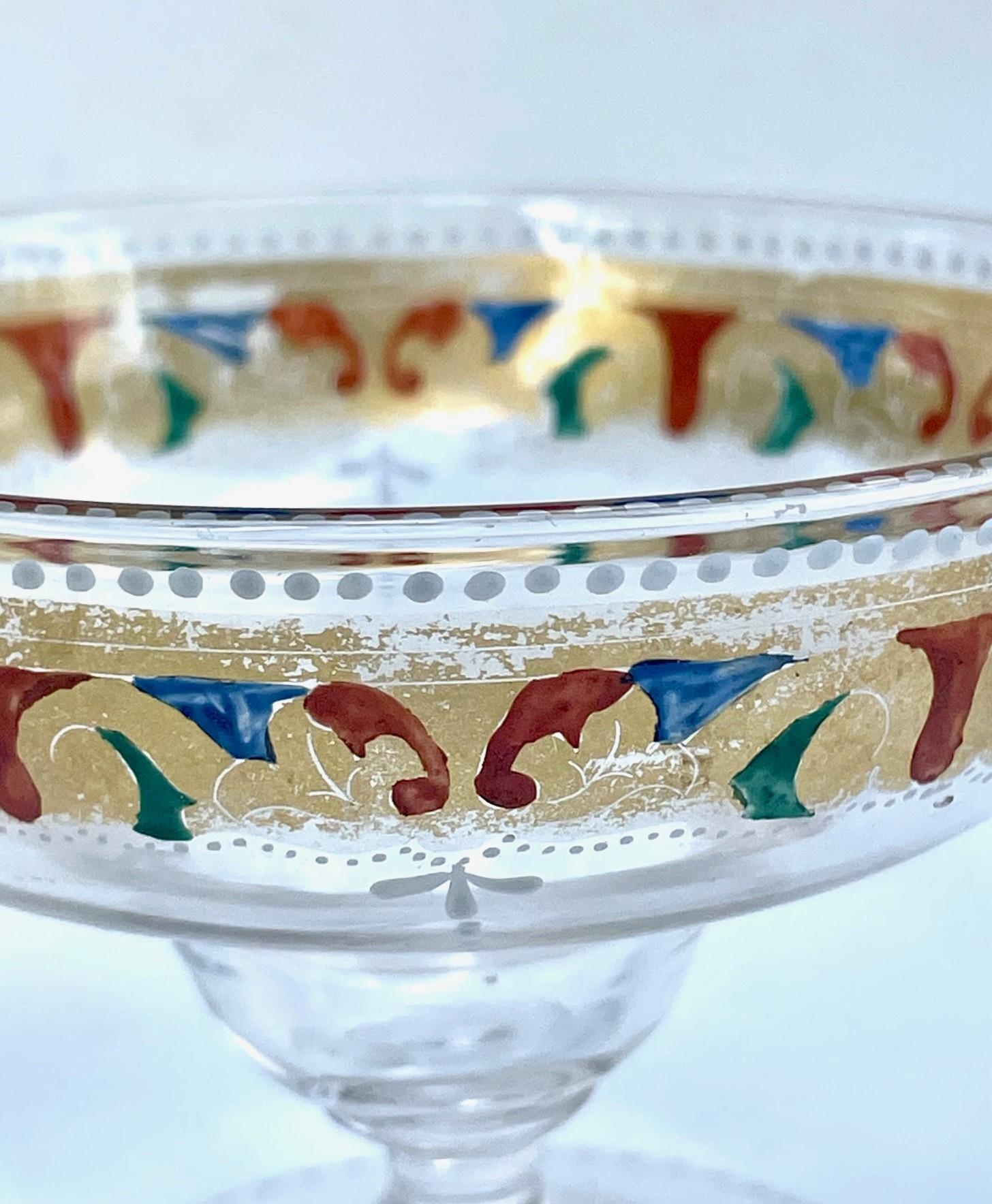 Vintage Assortment of Bohemian Lobmeyr Style Glassware. For Sale 5