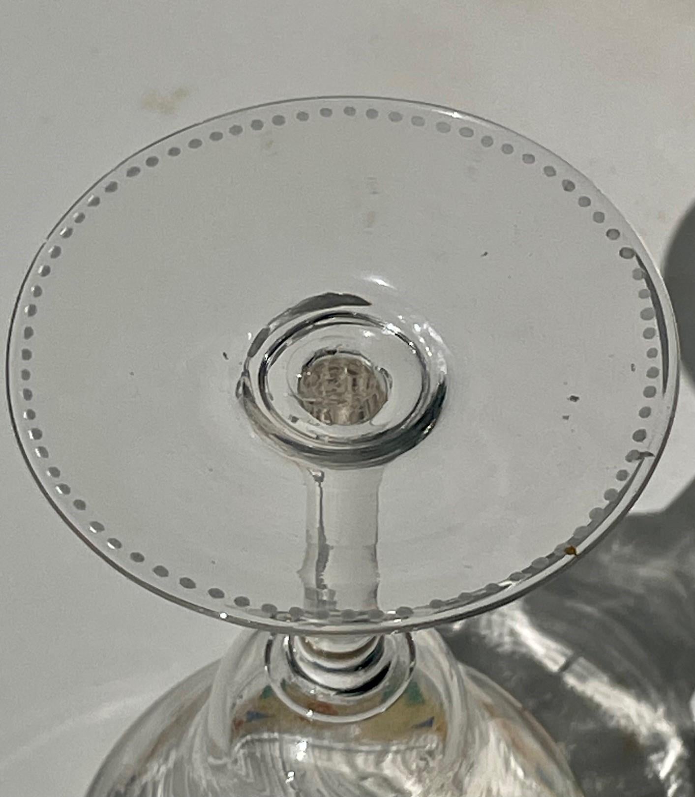 Vintage Assortment of Bohemian Lobmeyr Style Glassware. For Sale 8