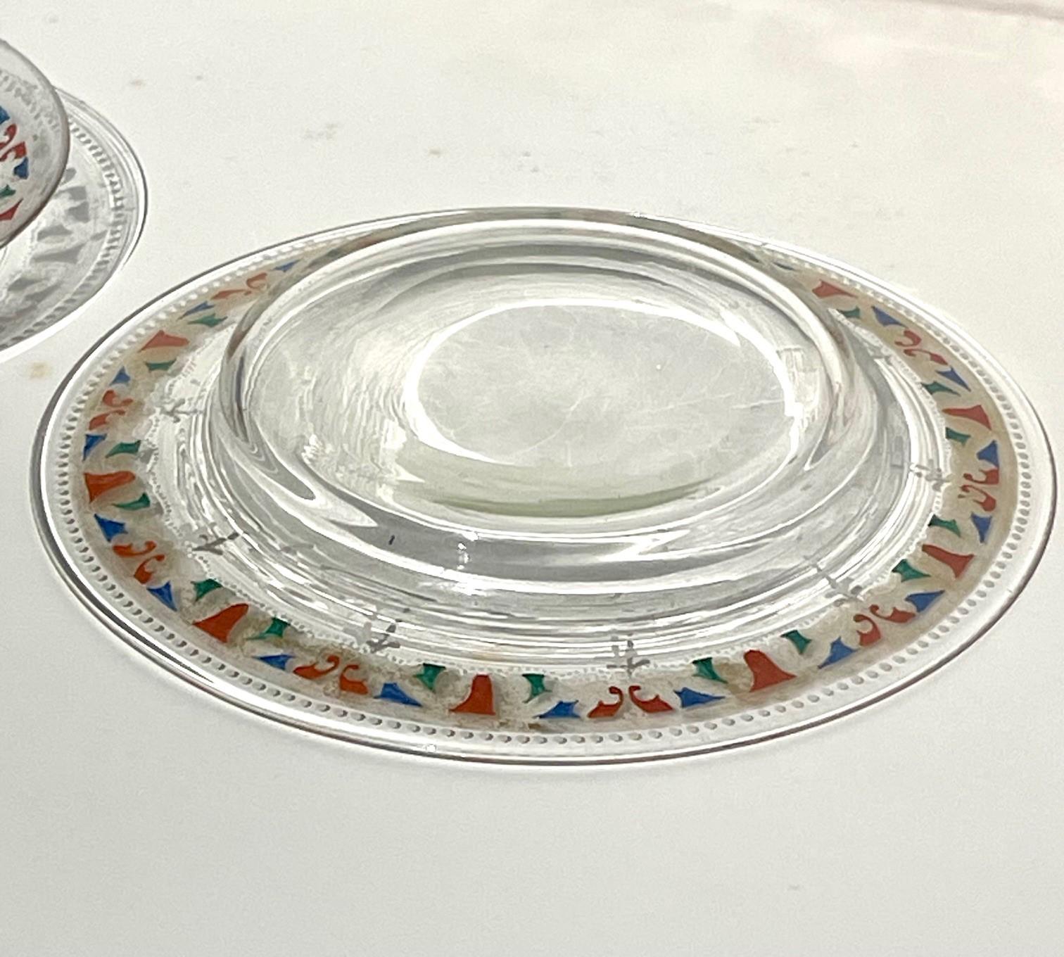 Vintage Assortment of Bohemian Lobmeyr Style Glassware. For Sale 12
