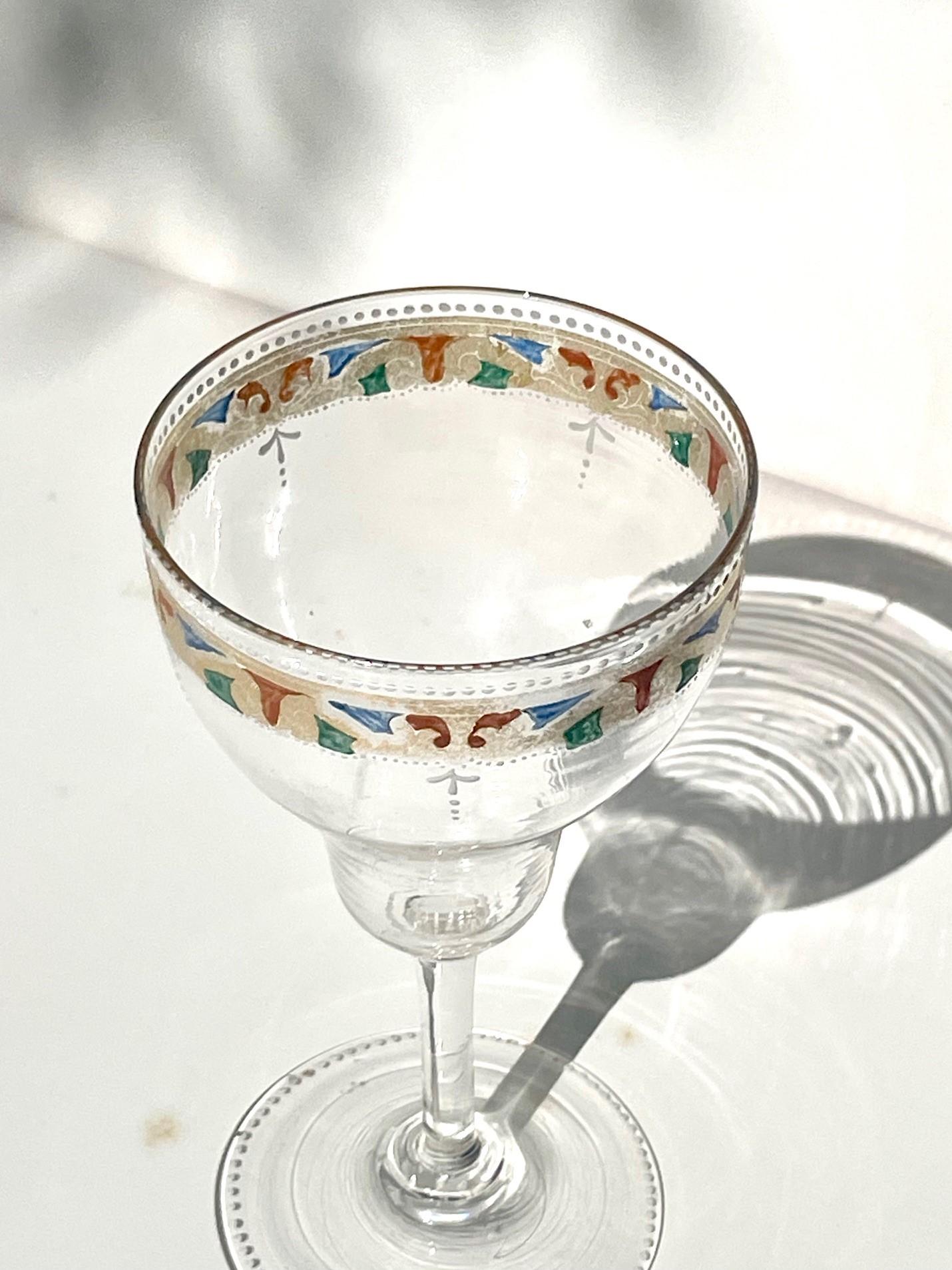 Vintage Assortment of Bohemian Lobmeyr Style Glassware. For Sale 2