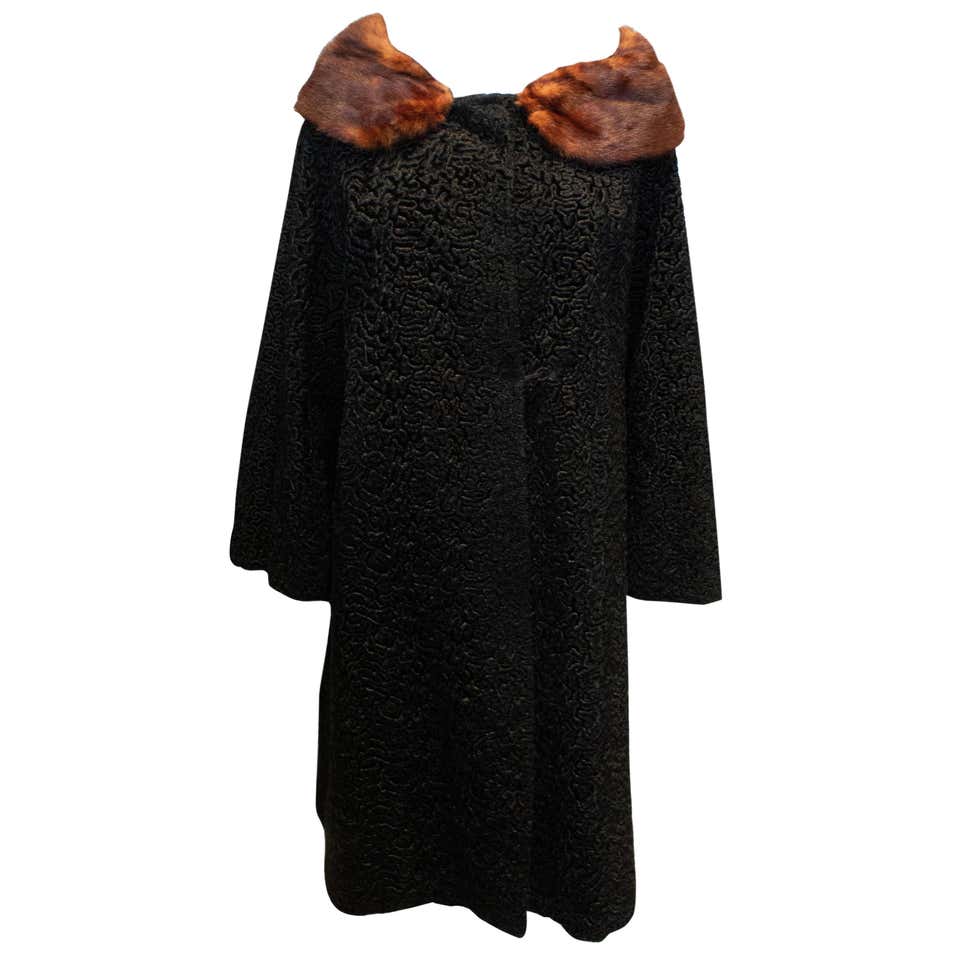 Vintage Sable Full-Body Shawl For Sale at 1stDibs