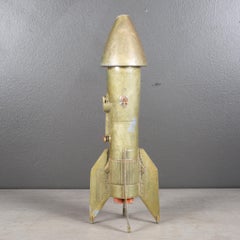Vintage Astro Rocket Ship Savings Bank c.1957