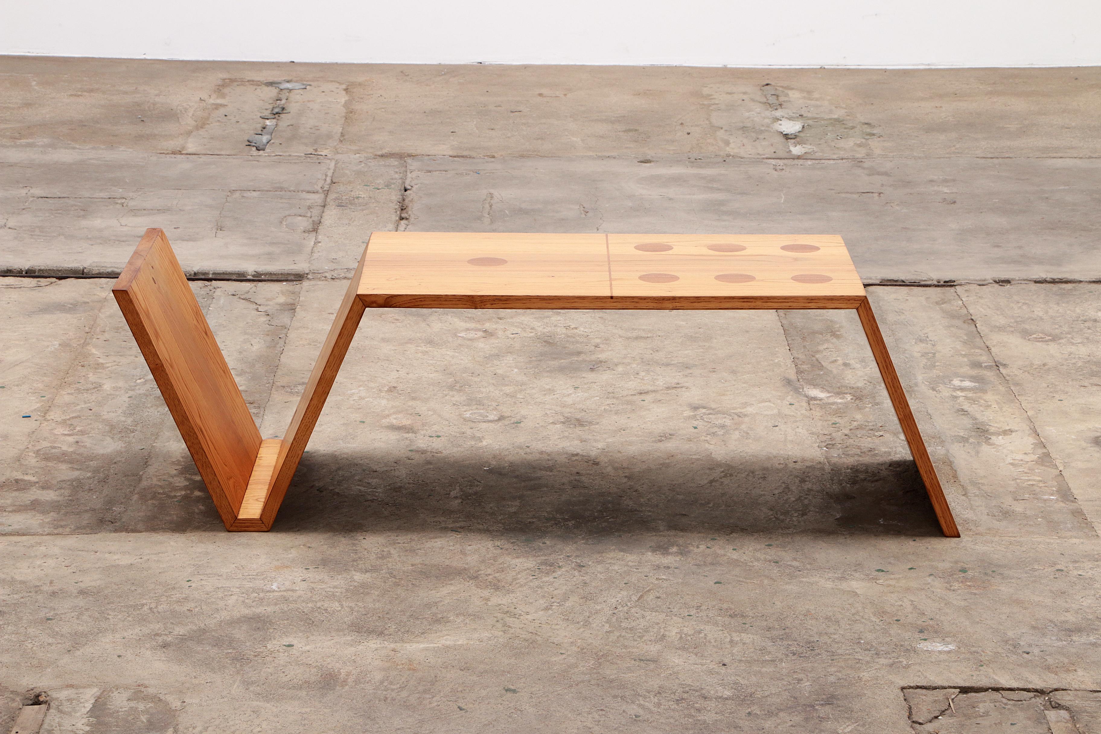 Late 20th Century Vintage asymmetrical coffee table with magazine rack from the 1970s, Italy