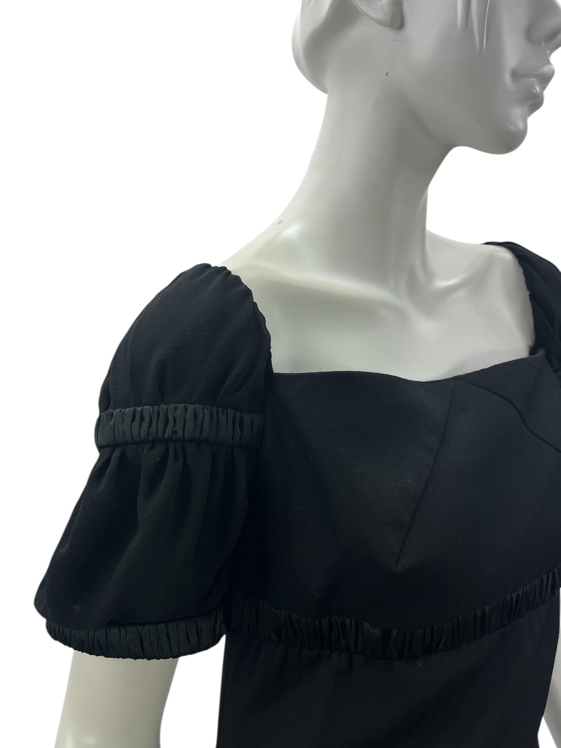 Abito nero vintage Atelier Versace In condizioni ottime in vendita a Montgomery, TX