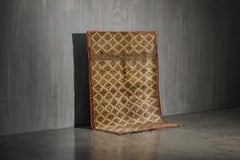 Vintage Atlas Low-Pile Wool Rug, Morocco, Circa 1960