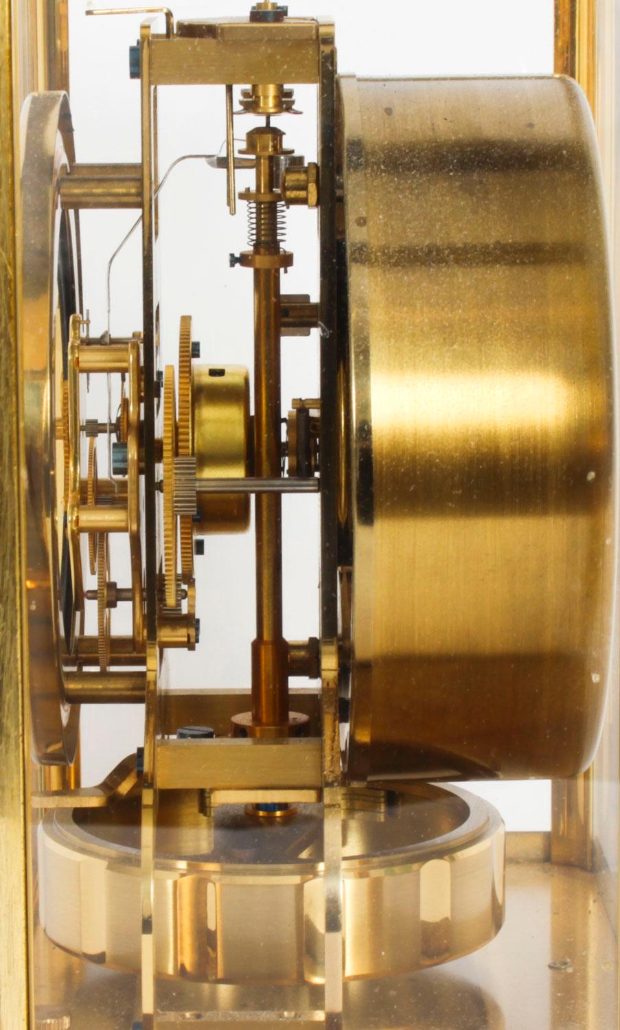 Pendule de cheminée Atmos Jaeger le Coultre du 20ème siècle en vente 3