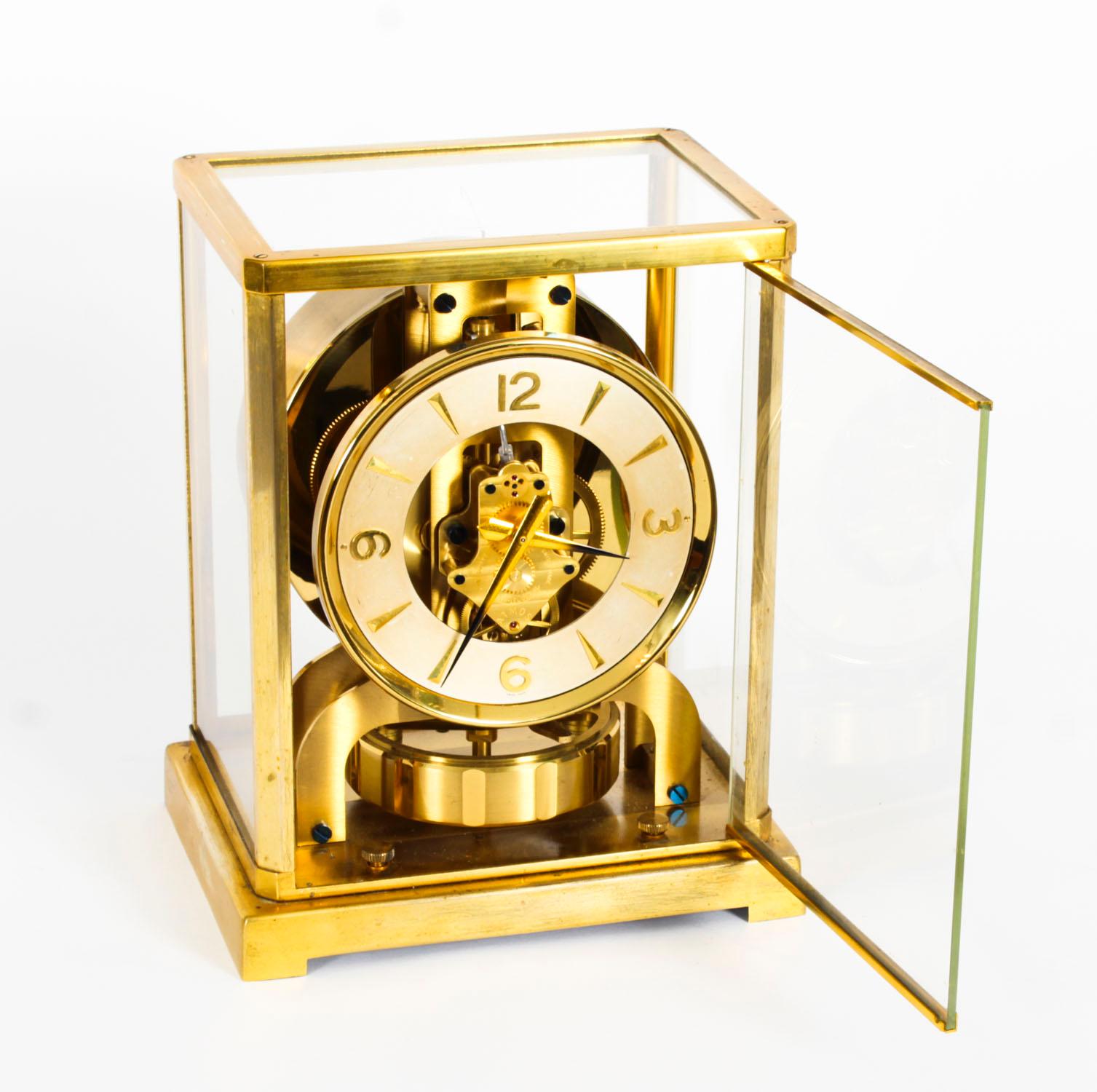 Pendule de cheminée Atmos Jaeger le Coultre du 20ème siècle en vente 6