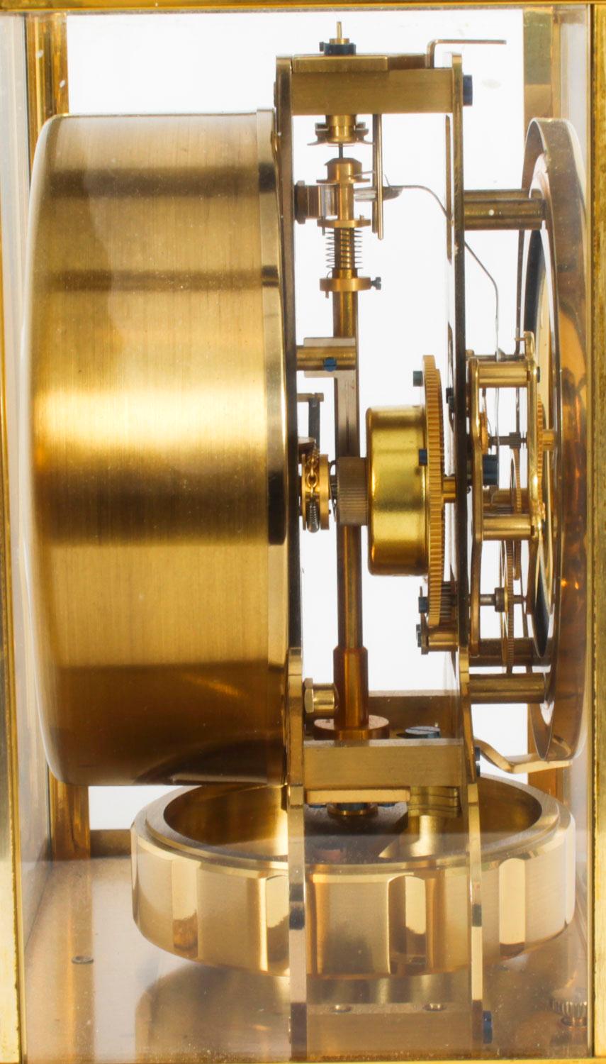 20ième siècle Pendule de cheminée Atmos Jaeger le Coultre du 20ème siècle en vente