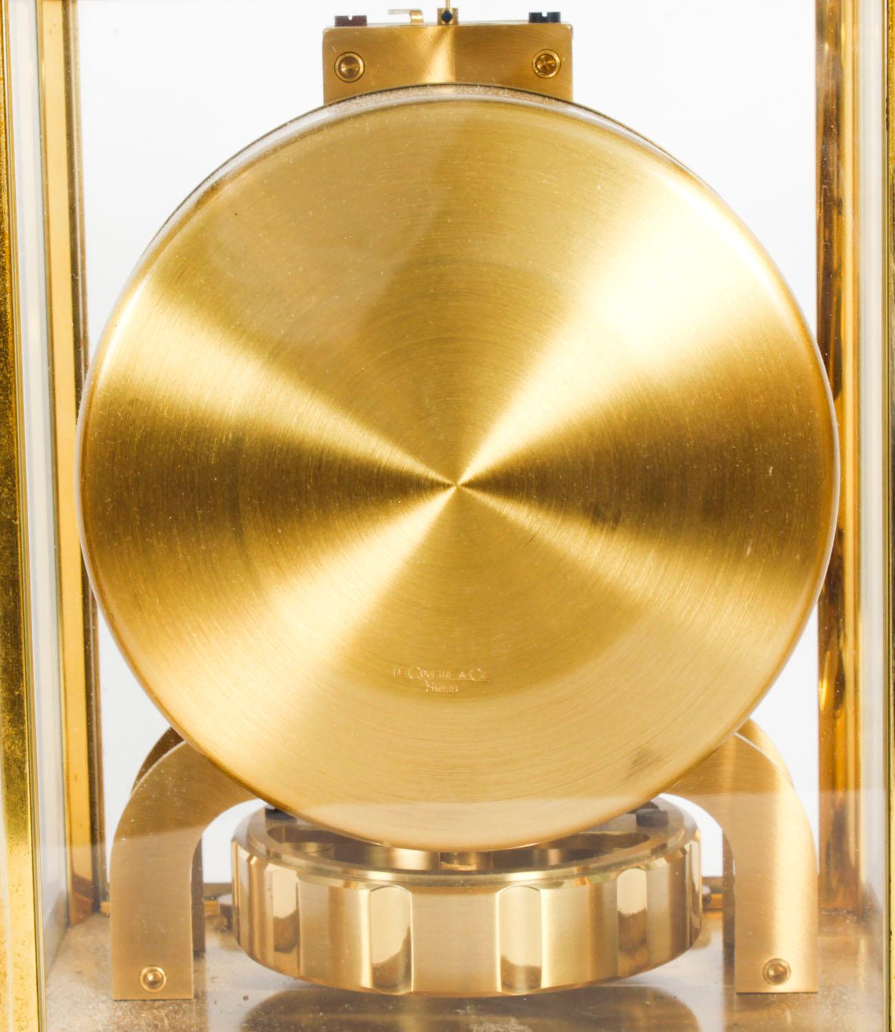 Pendule de cheminée Atmos Jaeger le Coultre du 20ème siècle en vente 1