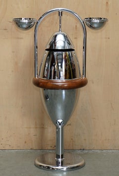 VINTAGE ATOMIC ERA MID CENTURY INCENSE BURNER STANDS INTERNAL STORAGE FOR BINs